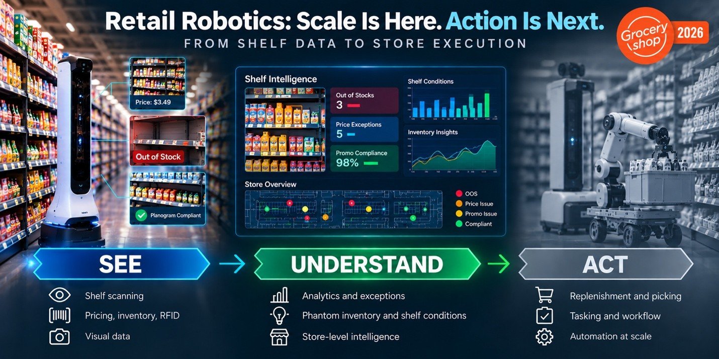 Роботизация розничной торговли: итоги Groceryshop 2026