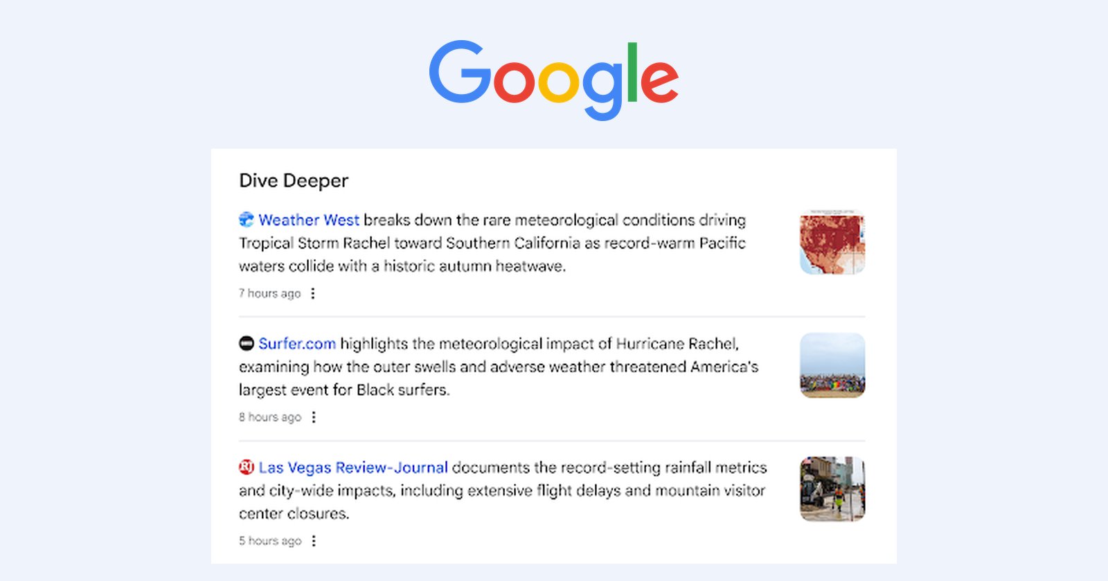 Обновления Google: Как изменится представление ссылок в AI-режиме и AI-обзорах