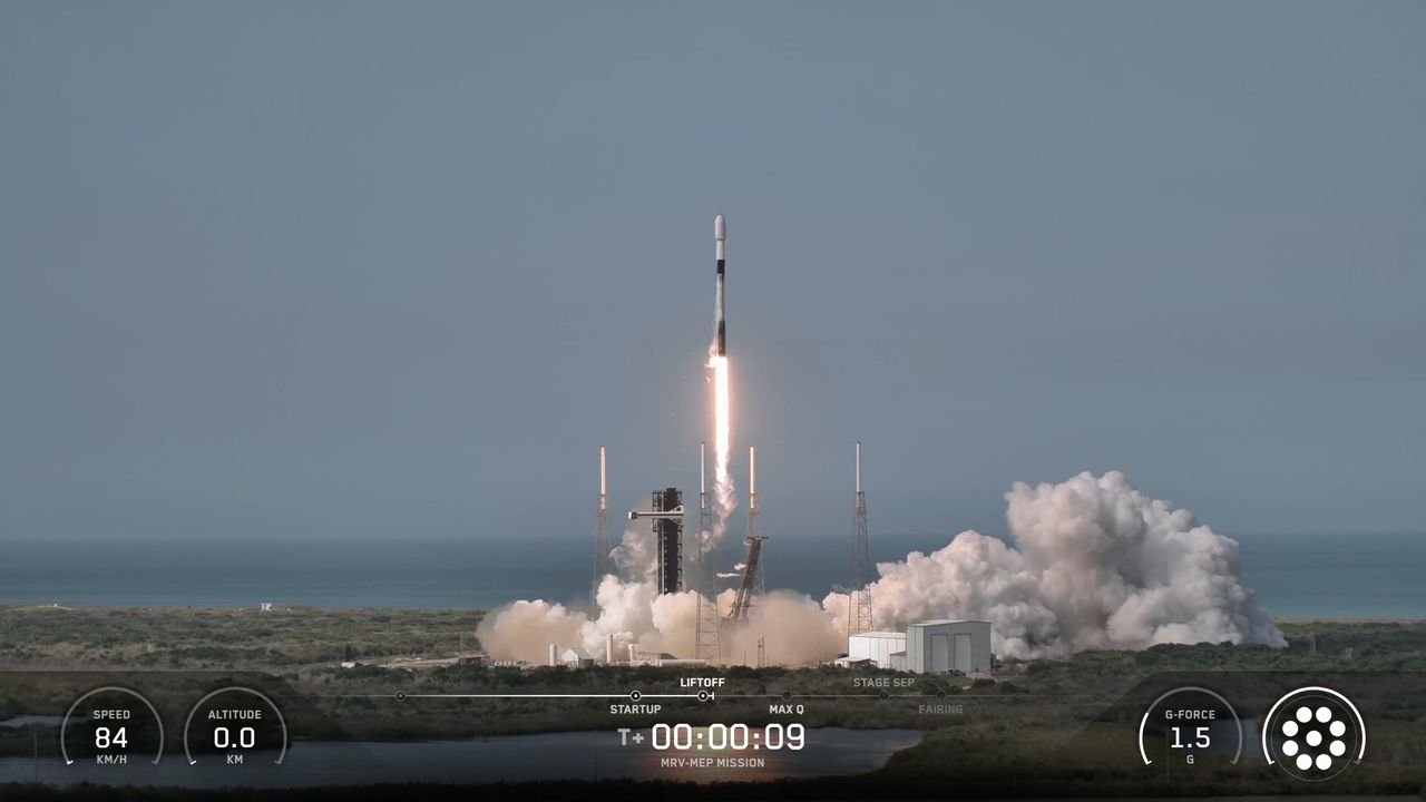 SpaceX успешно запустила миссию по обслуживанию спутников MRV-MEP от Northrop Grumman